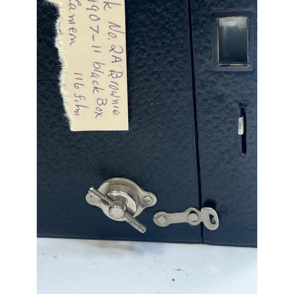 Kodak No 2A Brownie 1907-11 Black Box Camera 116 Film Vintage Collectible - Picture 3 of 4